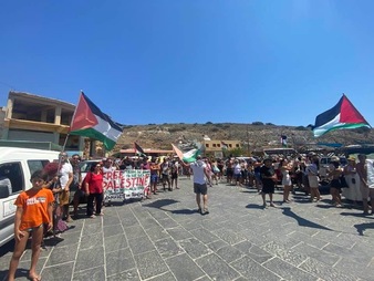 Greece demonstrates against the genocide