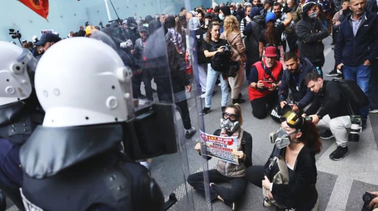 Albania’s protests show no signs of backing down